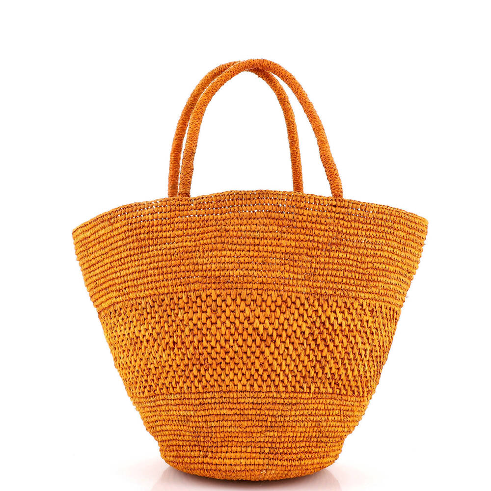 The Row Small Emilie Basket Bag Raffia